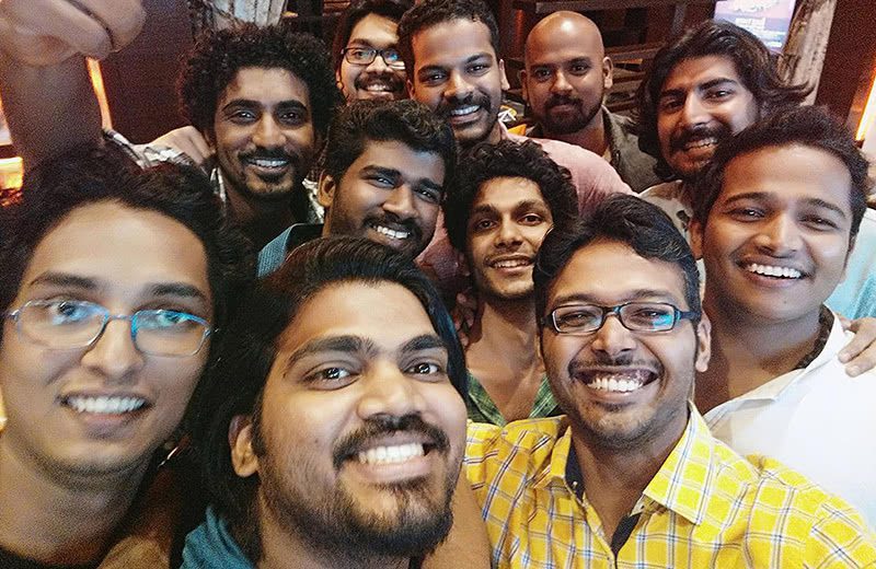 Photo of the Mindstein Studios team at Kunjiramayanam